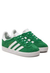 Adidas - adidas Sneakersy Gazelle IH9910 Zielony. Kolor: zielony. Materiał: zamsz, skóra. Model: Adidas Gazelle #3