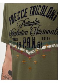 Aeronautica Militare T-Shirt 241TS2216J641 Khaki Regular Fit. Kolor: brązowy. Materiał: bawełna #2