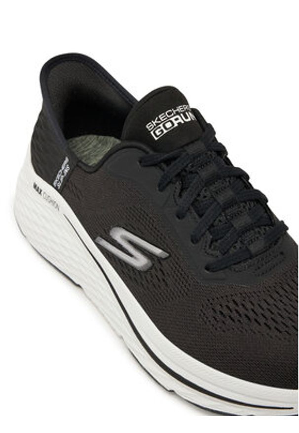 skechers - Skechers Sneakersy 129606/BKW Czarny. Kolor: czarny. Materiał: materiał
