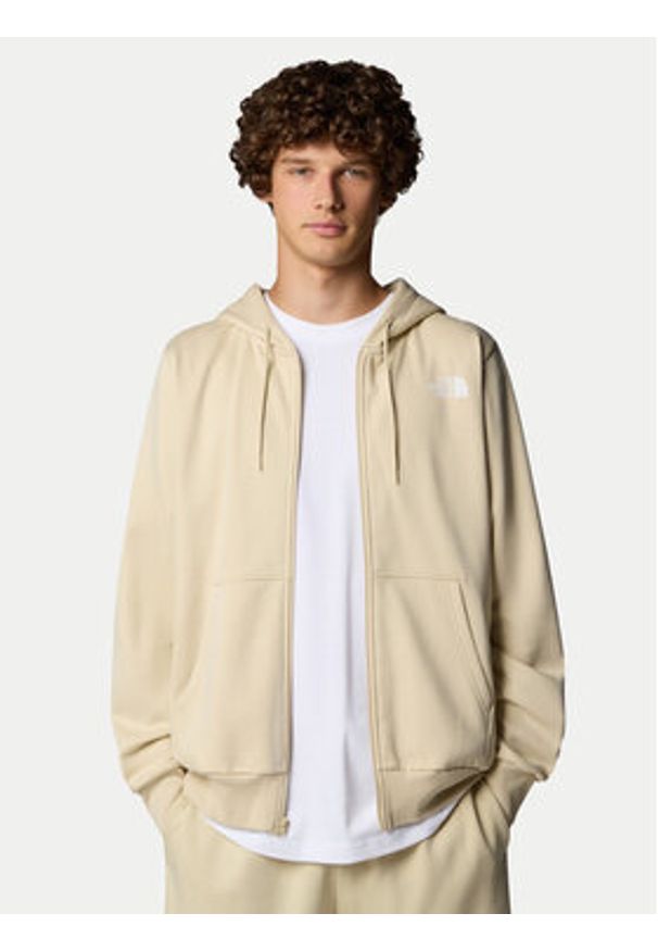 The North Face Bluza Simple Dome NF0A89FD Beżowy Regular Fit. Kolor: beżowy. Materiał: bawełna