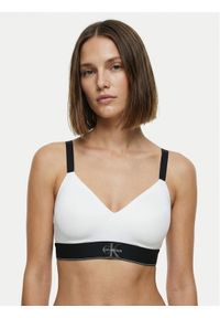 Calvin Klein Underwear Biustonosz top LV00QF8877 Biały. Kolor: biały. Materiał: syntetyk #1