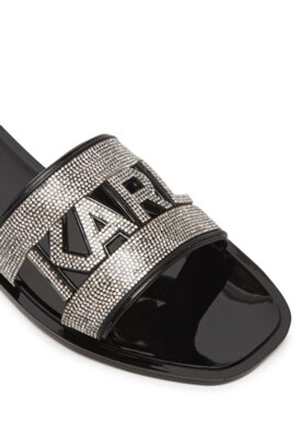 Karl Lagerfeld - KARL LAGERFELD Klapki Jelly III KL80005S Czarny. Kolor: czarny