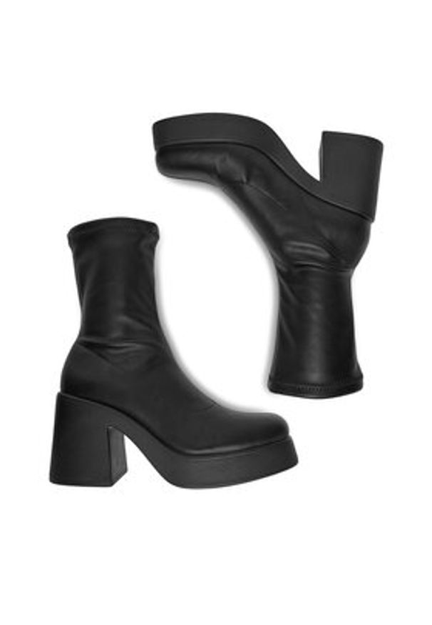 DeeZee Botki BZRB0325-4 Czarny. Kolor: czarny. Materiał: materiał, syntetyk