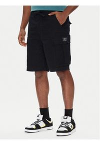 DC Szorty materiałowe Tundra ADYWS03086 Czarny Regular Fit. Kolor: czarny. Materiał: bawełna
