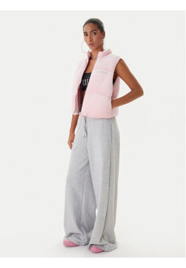 Juicy Couture Bezrękawnik Lightening JCOGL225551 Różowy Regular Fit. Kolor: różowy. Materiał: syntetyk. Długość rękawa: bez rękawów