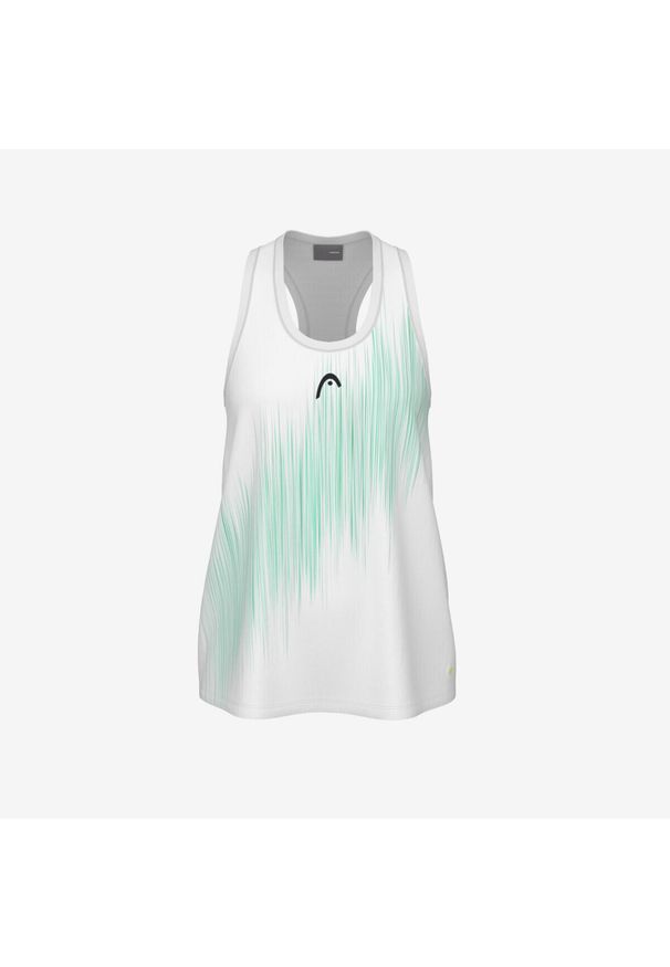Head - AGILITY Tank Top Girls. Kolor: biały, wielokolorowy, zielony. Wzór: motyw zwierzęcy