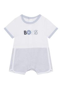 BOSS - Boss Romper J94340 Niebieski Regular Fit. Kolor: niebieski. Materiał: bawełna #1