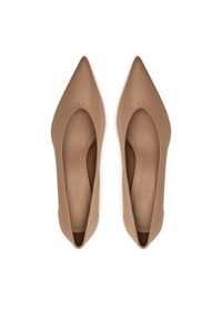 Max Mara Szpilki 2514521151600 Brązowy. Kolor: brązowy. Materiał: skóra. Obcas: na szpilce