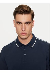 Guess Polo M4YP40 KARS0 Granatowy Regular Fit. Typ kołnierza: polo. Kolor: niebieski. Materiał: bawełna