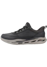 skechers - Buty SKECHERS ARCH FIT ORVAN - MOXLEY Czarny. Kolor: czarny. Materiał: syntetyk, tkanina
