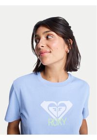 Roxy T-Shirt Ocean Road Art ERJZT06015 Błękitny Regular Fit. Kolor: niebieski. Materiał: bawełna #2