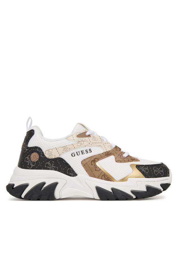 Sneakersy Guess. Kolor: biały