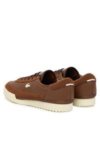 Lacoste Sneakersy Aura 51SMA0066 Brązowy. Kolor: brązowy. Materiał: skóra #2
