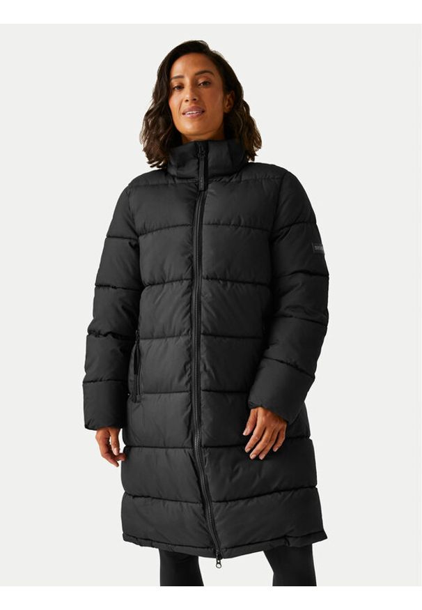Regatta Płaszcz zimowy Mottere RWN300 Czarny Loose Fit. Kolor: czarny. Materiał: syntetyk. Sezon: zima