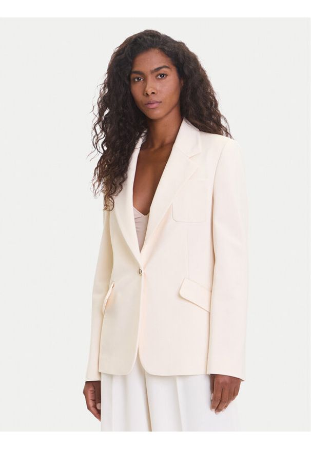 JOOP! Marynarka 58 253J58Jil 30047951 Écru Regular Fit. Kolor: kremowy. Materiał: wiskoza