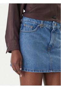 Hugo - HUGO Spódnica jeansowa Galanie_B 50559551 Niebieski Regular Fit. Kolor: niebieski. Materiał: bawełna #3