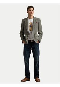 Polo Ralph Lauren T-Shirt 710974584001 Biały Custom Slim Fit. Typ kołnierza: polo. Kolor: biały. Materiał: bawełna #5