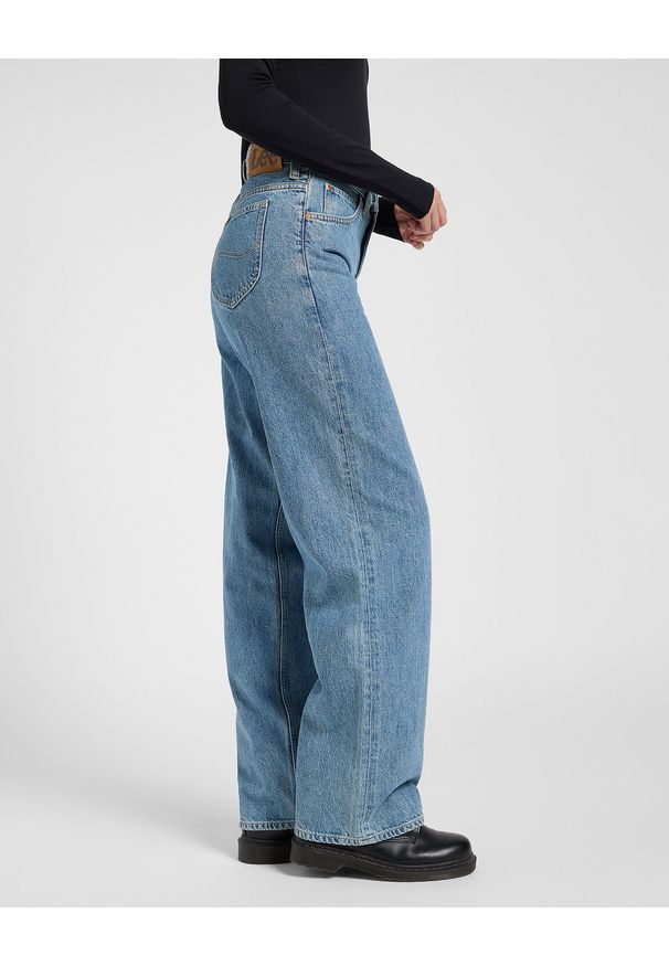 Lee - DAMSKIE SPODNIE LEE RIDER LOOSE HIDDEN ISLE 112370842