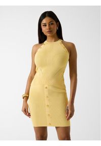 Guess Sweter G6GR10 Z0625 Żółty Regular Fit. Kolor: żółty. Materiał: syntetyk #1