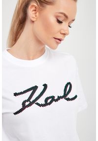 Karl Lagerfeld - T-shirt KARL LAGERFELD. Okazja: na co dzień. Materiał: tkanina. Styl: casual #5