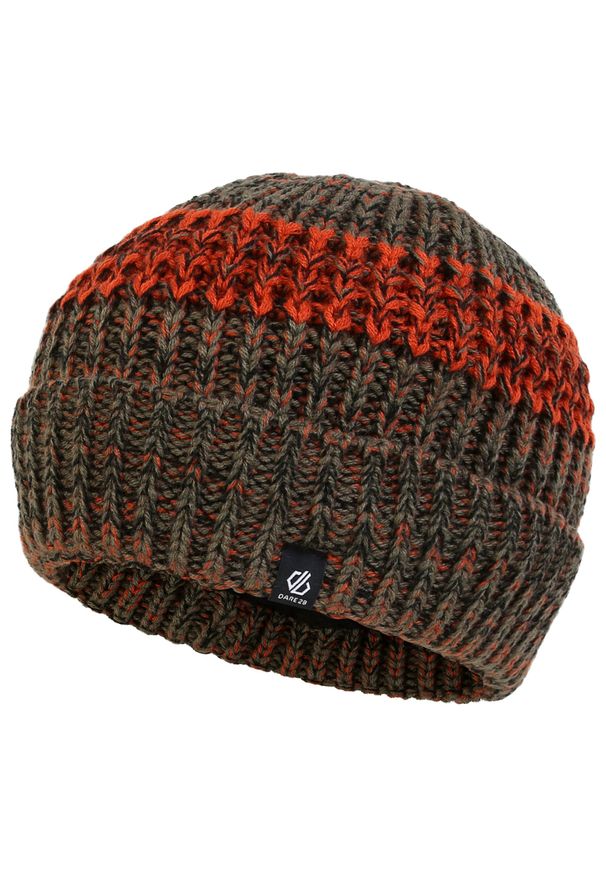 DARE 2B - Dziecięca Czapka Mindless. Kolor: wielokolorowy, czarny, zielony. Sezon: zima. Styl: sportowy