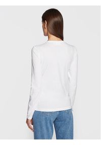 Calvin Klein Bluzka Smooth K20K205337 Biały Regular Fit. Kolor: biały. Materiał: bawełna