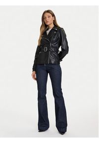 Morgan Kurtka z imitacji skóry 252-GPIL Czarny Regular Fit. Kolor: czarny. Materiał: skóra #5