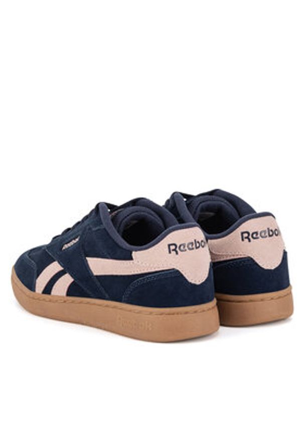 Reebok Sneakersy FORTE LOUNGER AR30252WDQT Granatowy. Kolor: niebieski. Materiał: zamsz, skóra