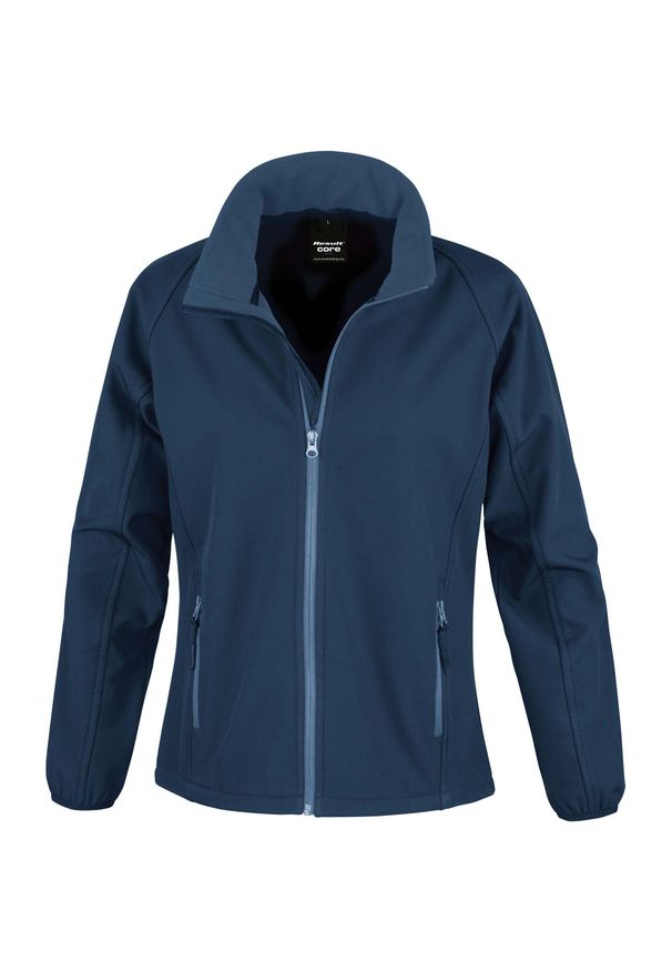 RESULT - Kurtka Result Softshell Femme Printable. Kolor: niebieski. Materiał: softshell