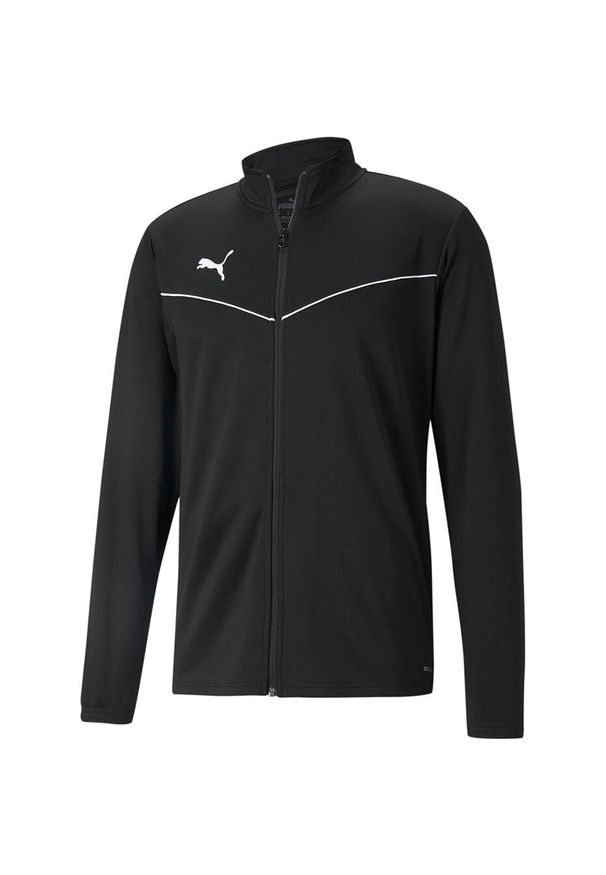 Bluza męska Puma teamRISE Training Poly Jacket czarna. Kolor: biały, wielokolorowy, czarny. Sport: piłka nożna