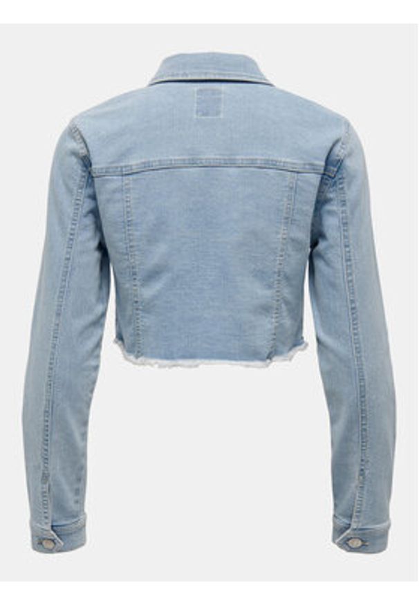 only - ONLY Kurtka jeansowa Wonder 15256098 Niebieski Regular Fit. Kolor: niebieski. Materiał: bawełna