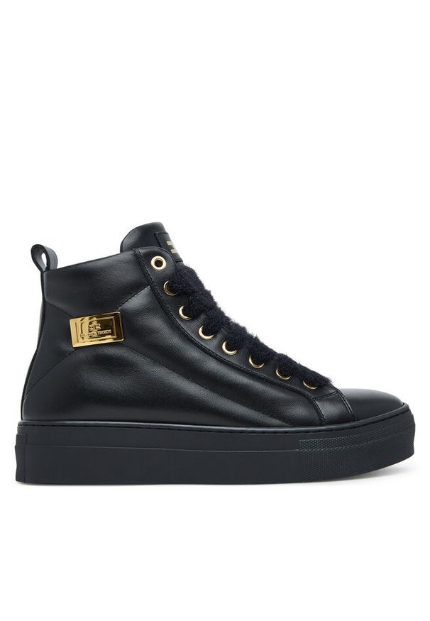 Botki Elisabetta Franchi. Kolor: czarny