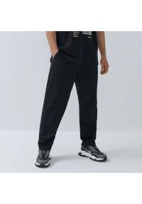 House - Eleganckie spodnie z wiskozą - Czarny. Kolor: czarny. Materiał: wiskoza. Styl: elegancki #1
