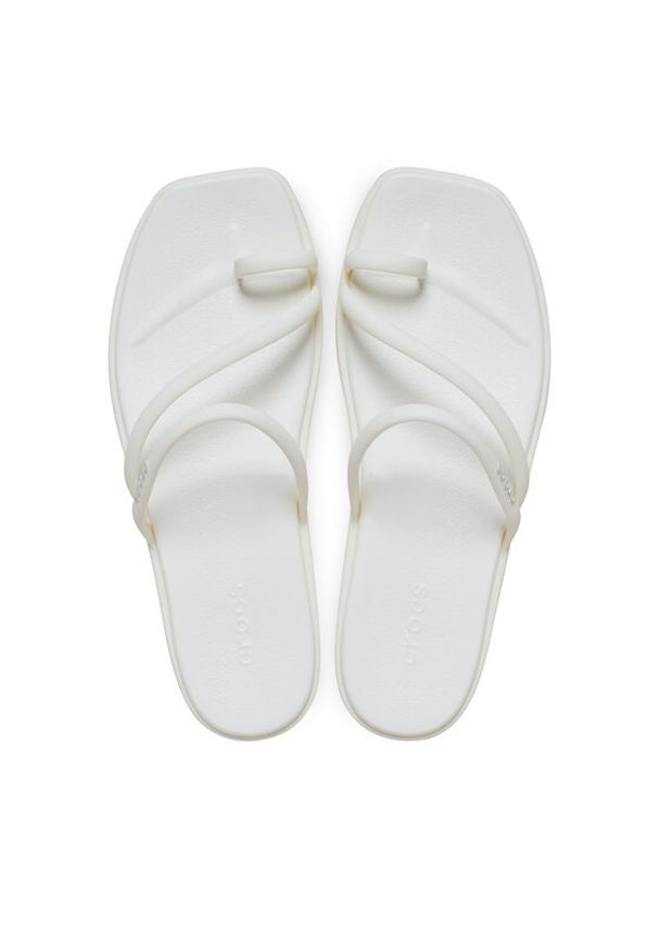 Crocs Japonki Miami Toe Loop Sandal 209862 Beżowy. Kolor: beżowy