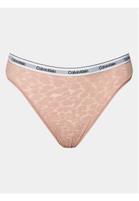 Calvin Klein Underwear Stringi 000QD5051E Różowy. Kolor: różowy. Materiał: syntetyk #2