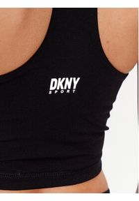 DKNY Sport Top DP2T9141 Czarny Regular Fit. Kolor: czarny. Materiał: syntetyk. Styl: sportowy #4