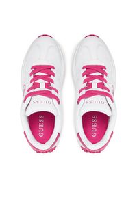 Guess Sneakersy FLPLUC ELE12 Biały. Kolor: biały. Materiał: skóra #4