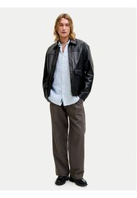 Jack & Jones Koszula Lawrence 12293563 Niebieski jasny Regular Fit. Kolor: niebieski. Materiał: len #5