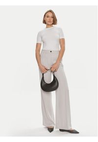 Calvin Klein T-Shirt K20K206553 Biały Slim Fit. Kolor: biały #2
