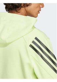 Adidas - adidas Bluza Future Icons 3-Stripes Hoodie IJ8866 Zielony Regular Fit. Kolor: zielony. Materiał: bawełna #13