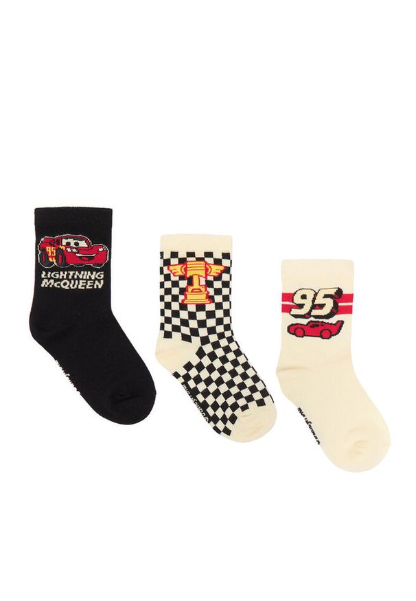 Skarpety długie Cars. Wzór: kolorowy