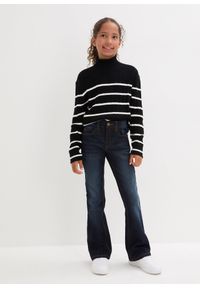 bonprix - Dżinsy flared, mid waist. Kolor: niebieski #2