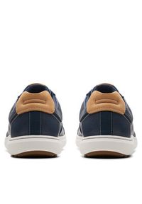 Clarks Sneakersy Mapstone Lace 26176887 Granatowy. Kolor: niebieski. Materiał: skóra #4
