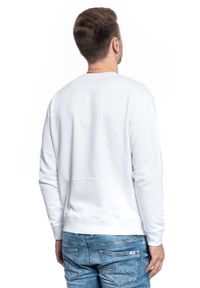 Lee - BLUZA LEE LOGO SWS WHITE L82VWO12. Wzór: nadruk #3