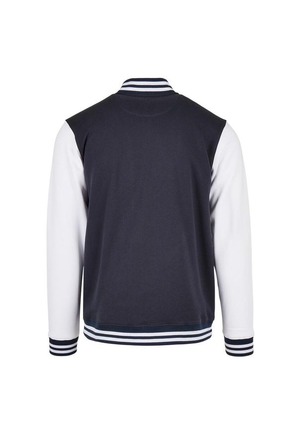 BUILD YOUR BRAND - Męska Kurtka Basic Varsity. Kolor: biały, wielokolorowy, niebieski