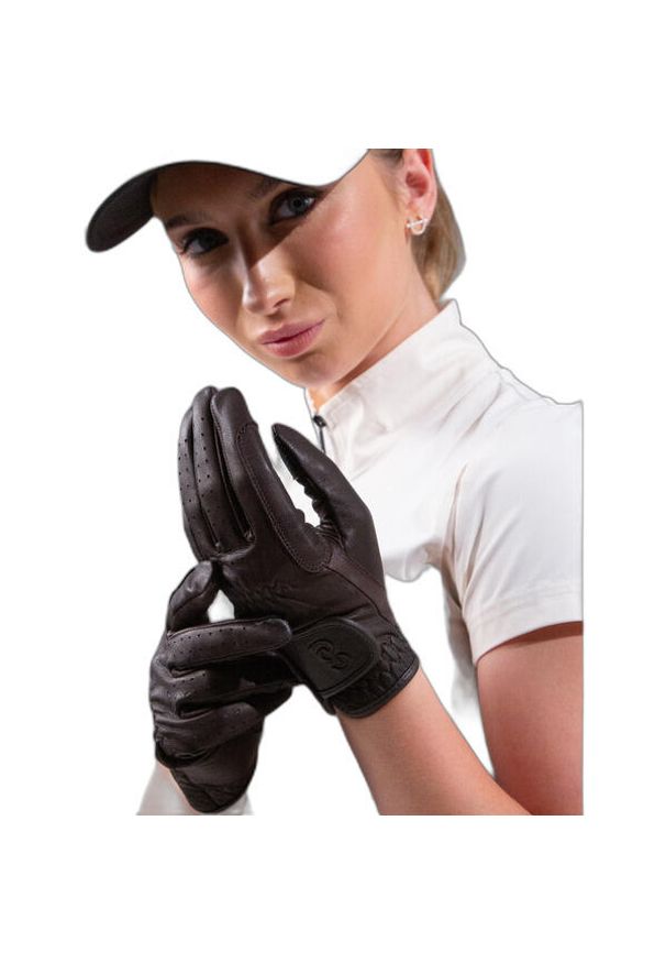 PS OF SWEDEN - Damskie skórzane rękawiczki jeździeckie PS of Sweden Soft. Kolor: brązowy. Materiał: skóra. Sport: jeździectwo