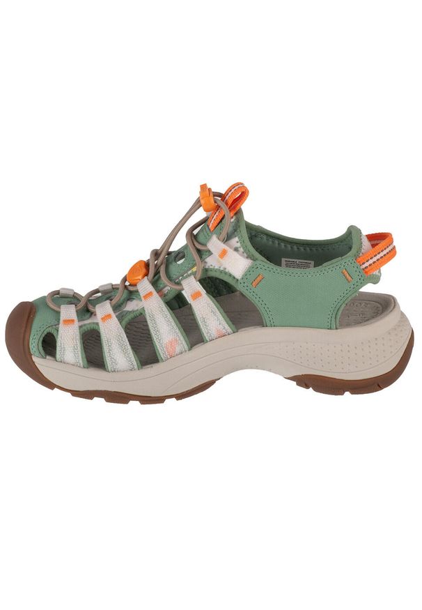 keen - Sandały damskie, Astoria West Sandal. Kolor: wielokolorowy, zielony. Materiał: guma, materiał, tkanina, syntetyk
