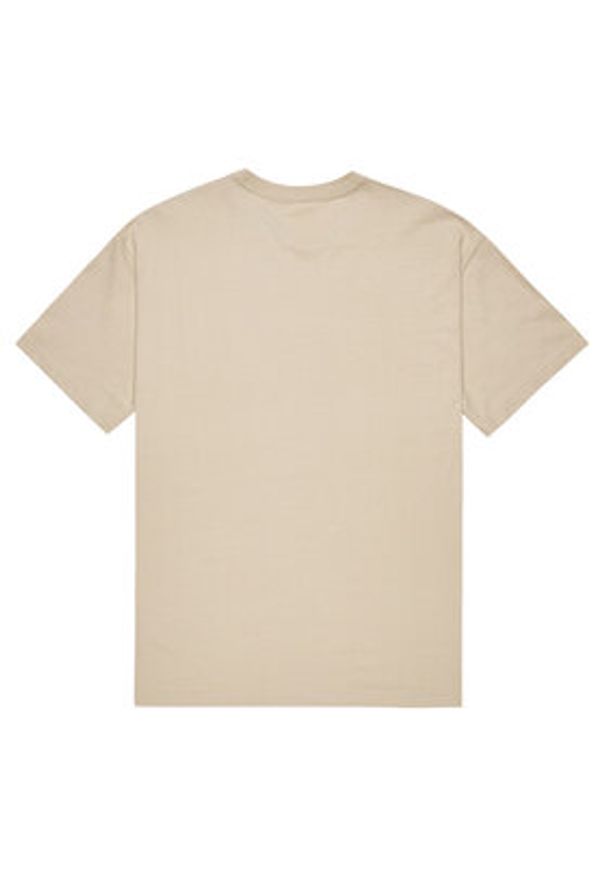 DC Shoes T-Shirt Elective EDYZT04361 Beżowy Regular Fit. Kolor: beżowy. Materiał: bawełna