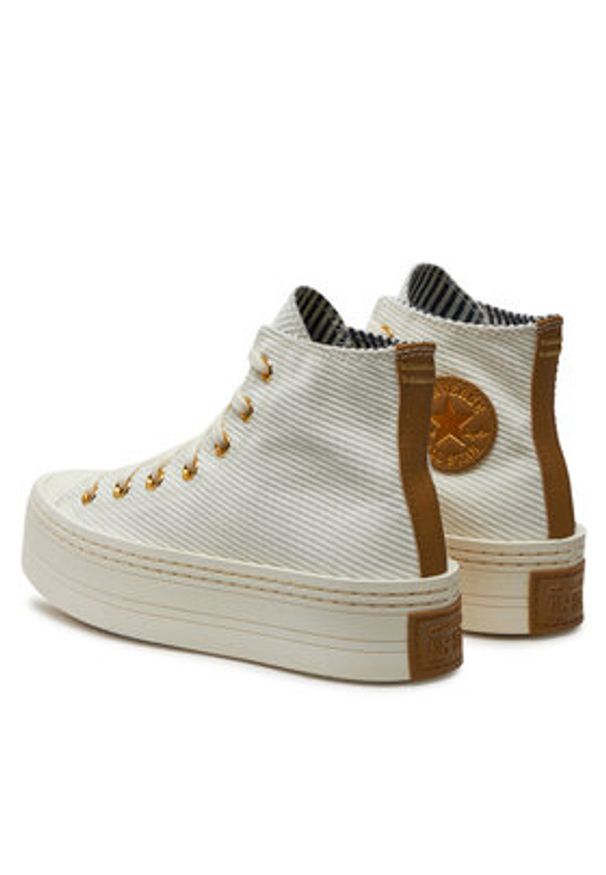 Converse Trampki Chuck Taylor All Star Modern Lift Platform Corduroy A07204C Beżowy. Kolor: beżowy. Materiał: materiał. Obcas: na platformie