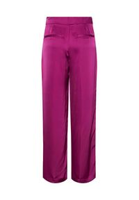 Pieces Spodnie materiałowe 17143555 Fioletowy Wide Leg. Kolor: fioletowy. Materiał: syntetyk #2